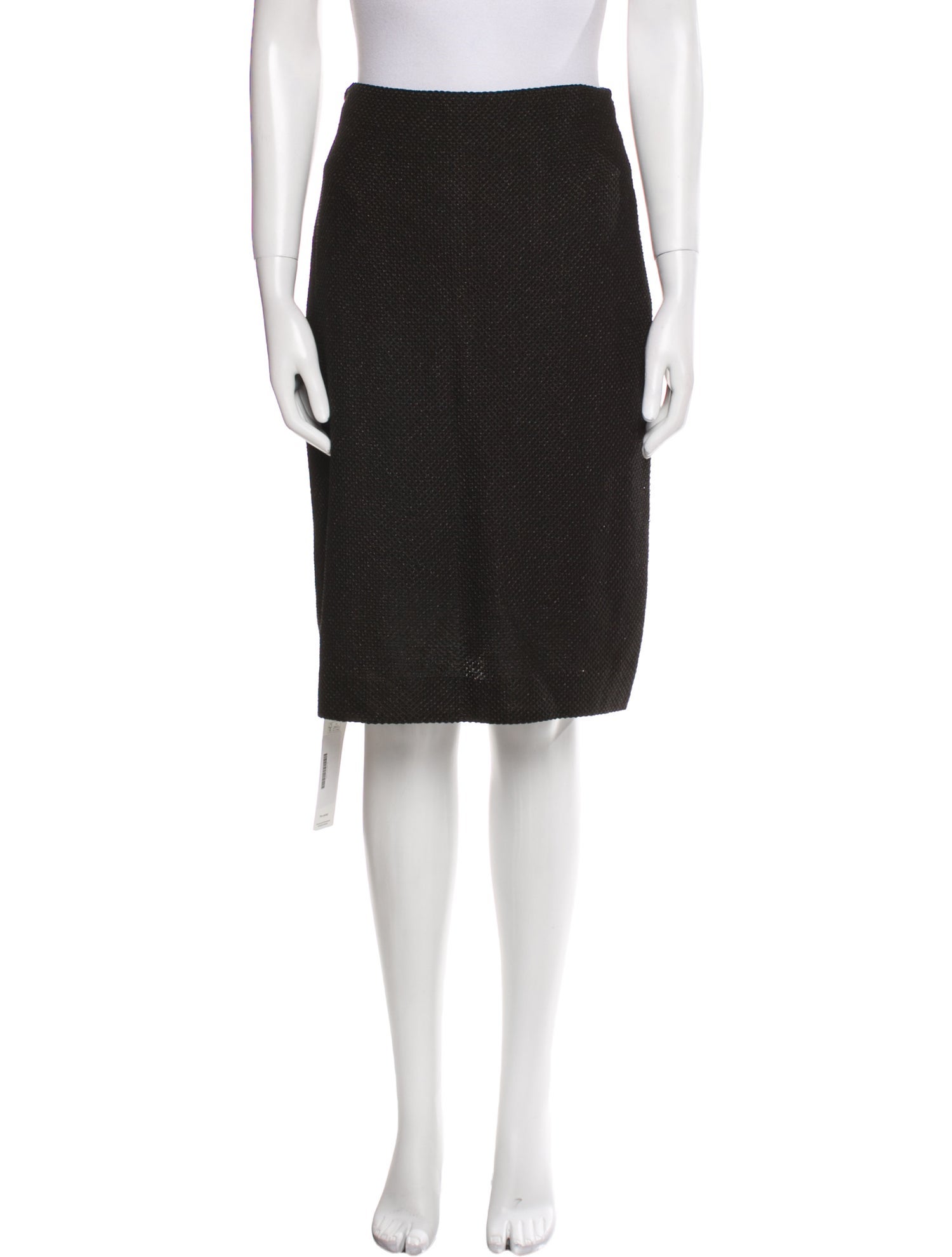 St. John Couture Chenille Knee-Length Skirt