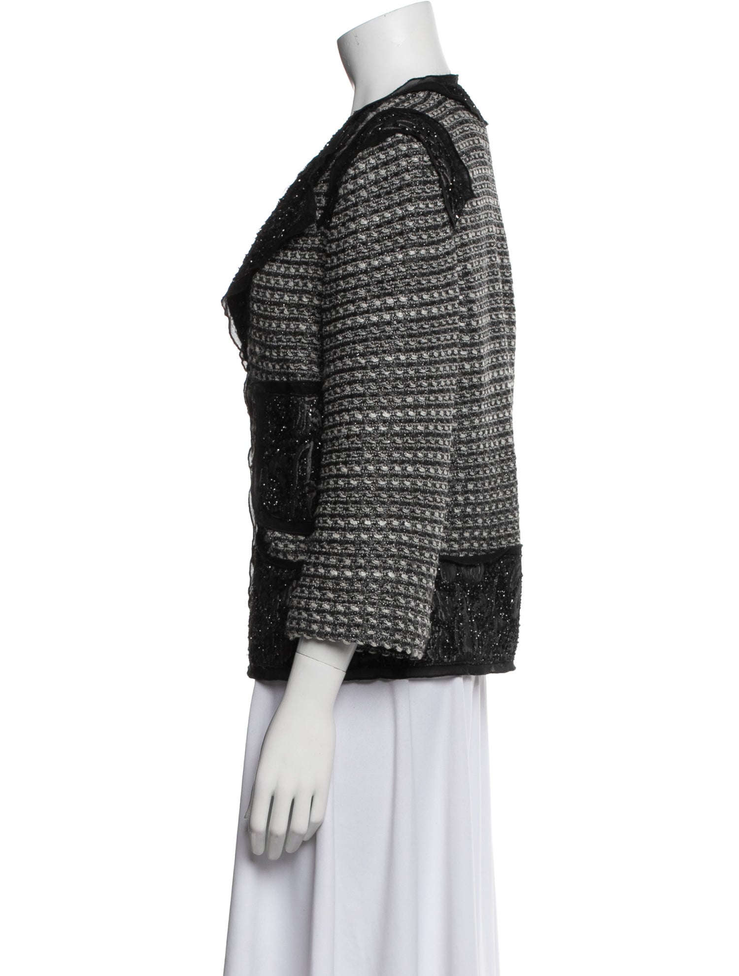 St. John Couture Tweed Pattern Evening Jacket