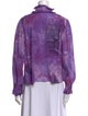 St. John Couture Silk Printed Blouse