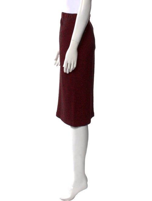 St. John Couture Wool Knee-Length Skirt