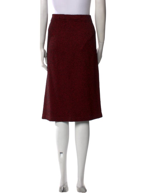 St. John Couture Wool Knee-Length Skirt