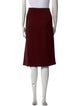 St. John Couture Wool Knee-Length Skirt