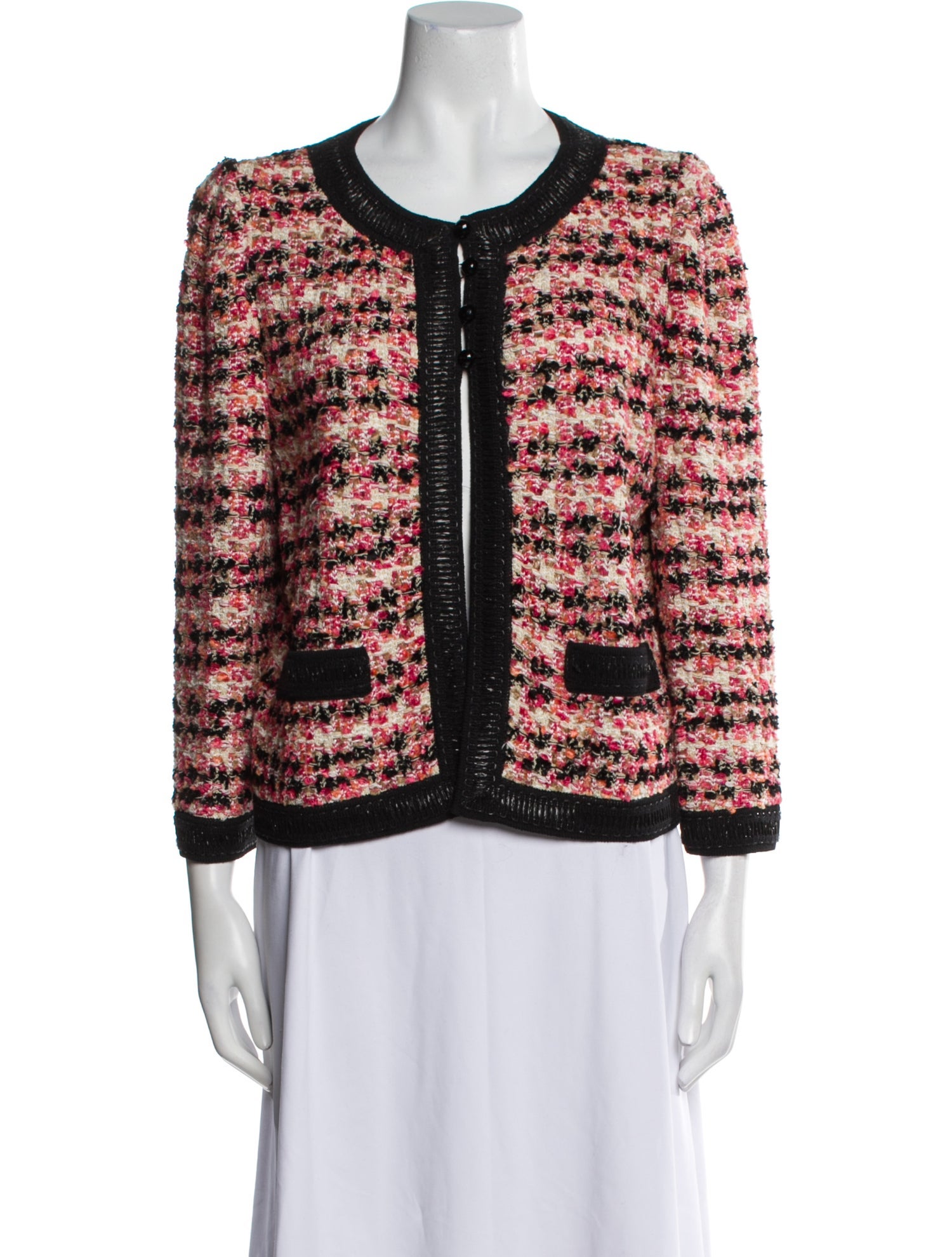 St. John Couture Tweed Pattern Evening Jacket