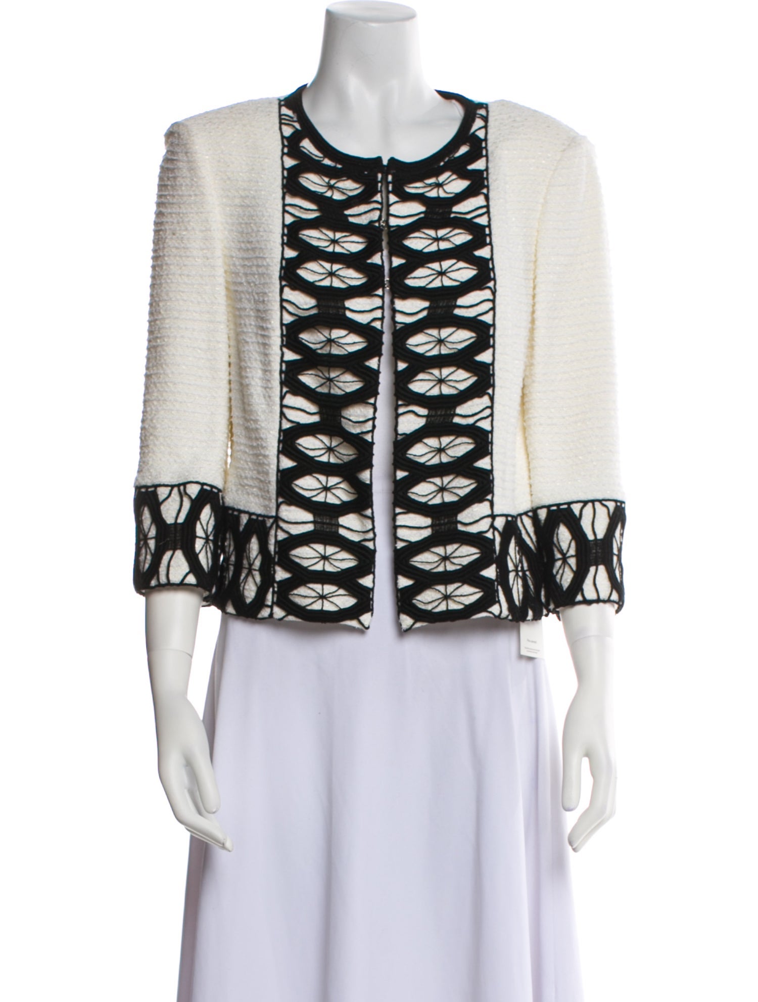 St. John Couture Printed Evening Jacket