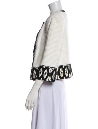 St. John Couture Printed Evening Jacket