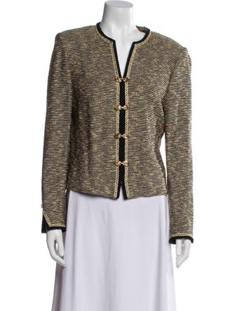 St. John Couture Tweed Pattern Evening Jacket