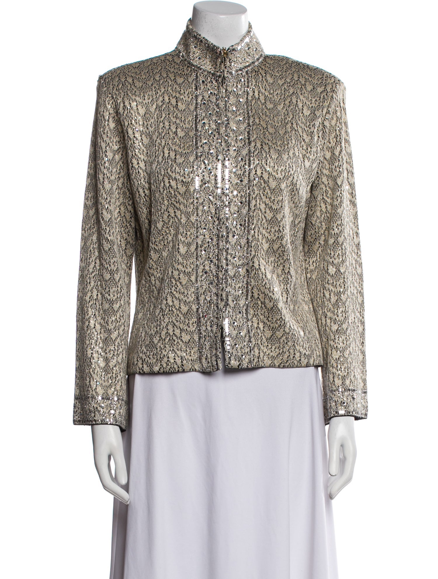 St. John Couture Printed Evening Jacket