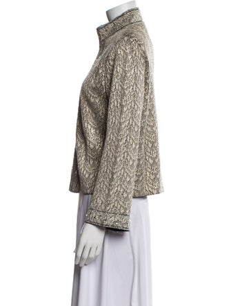 St. John Couture Printed Evening Jacket