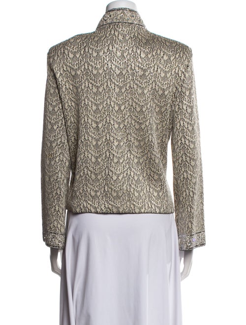 St. John Couture Printed Evening Jacket