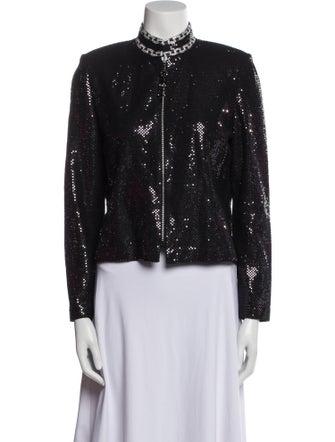 St. John Couture Tweed Pattern Evening Jacket