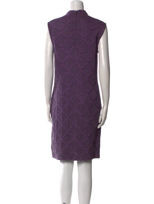 St. John Couture Merino Wool Knee-Length Dress