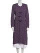 St. John Couture Tweed Pattern Coat