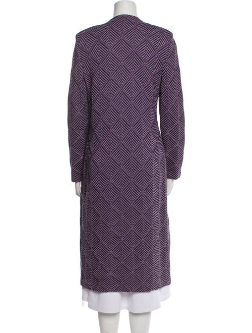 St. John Couture Tweed Pattern Coat