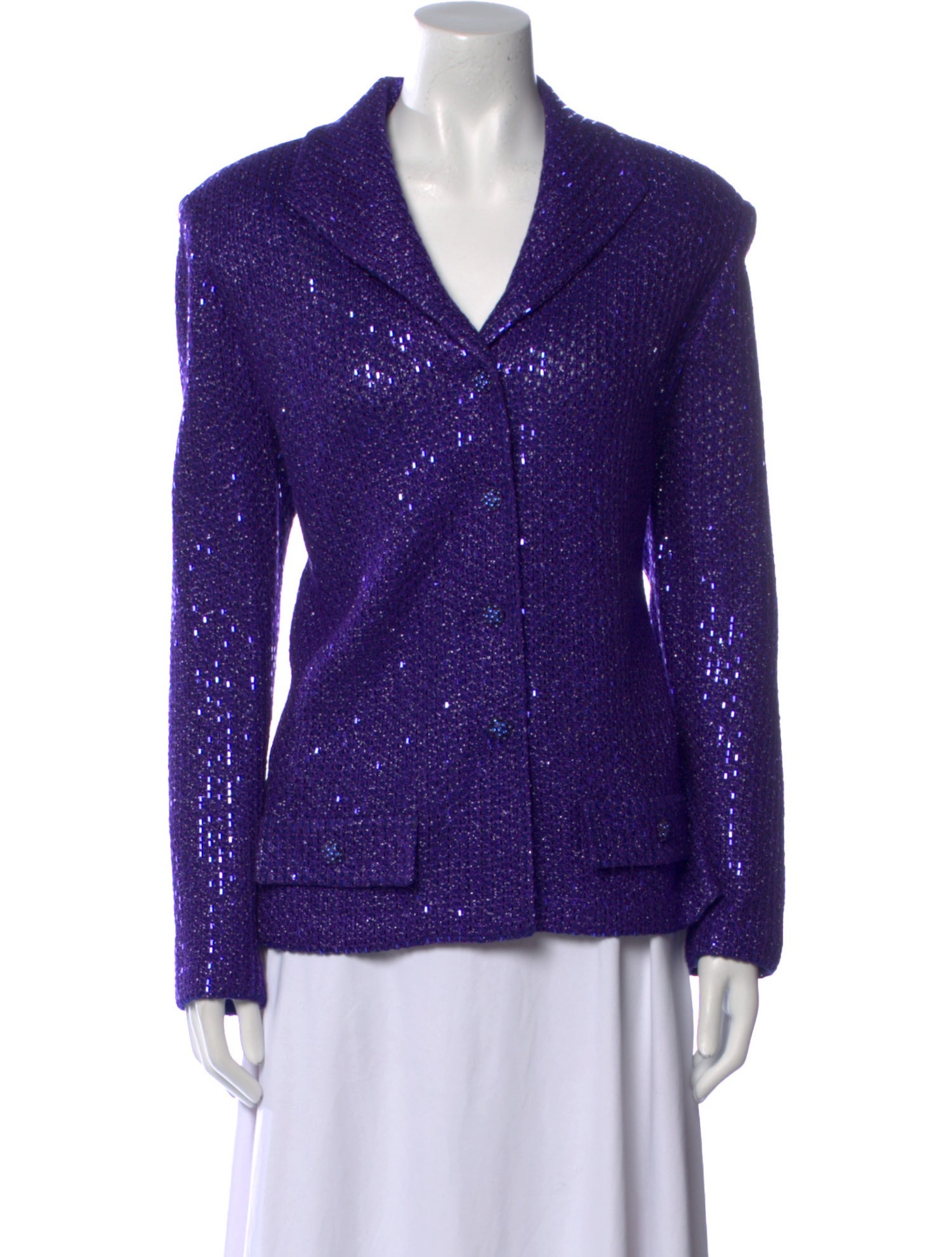 St. John Couture V-Neck Sweater