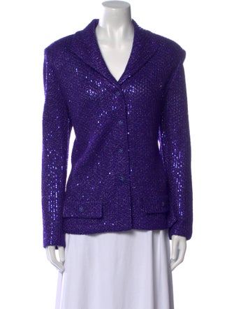 St. John Couture V-Neck Sweater