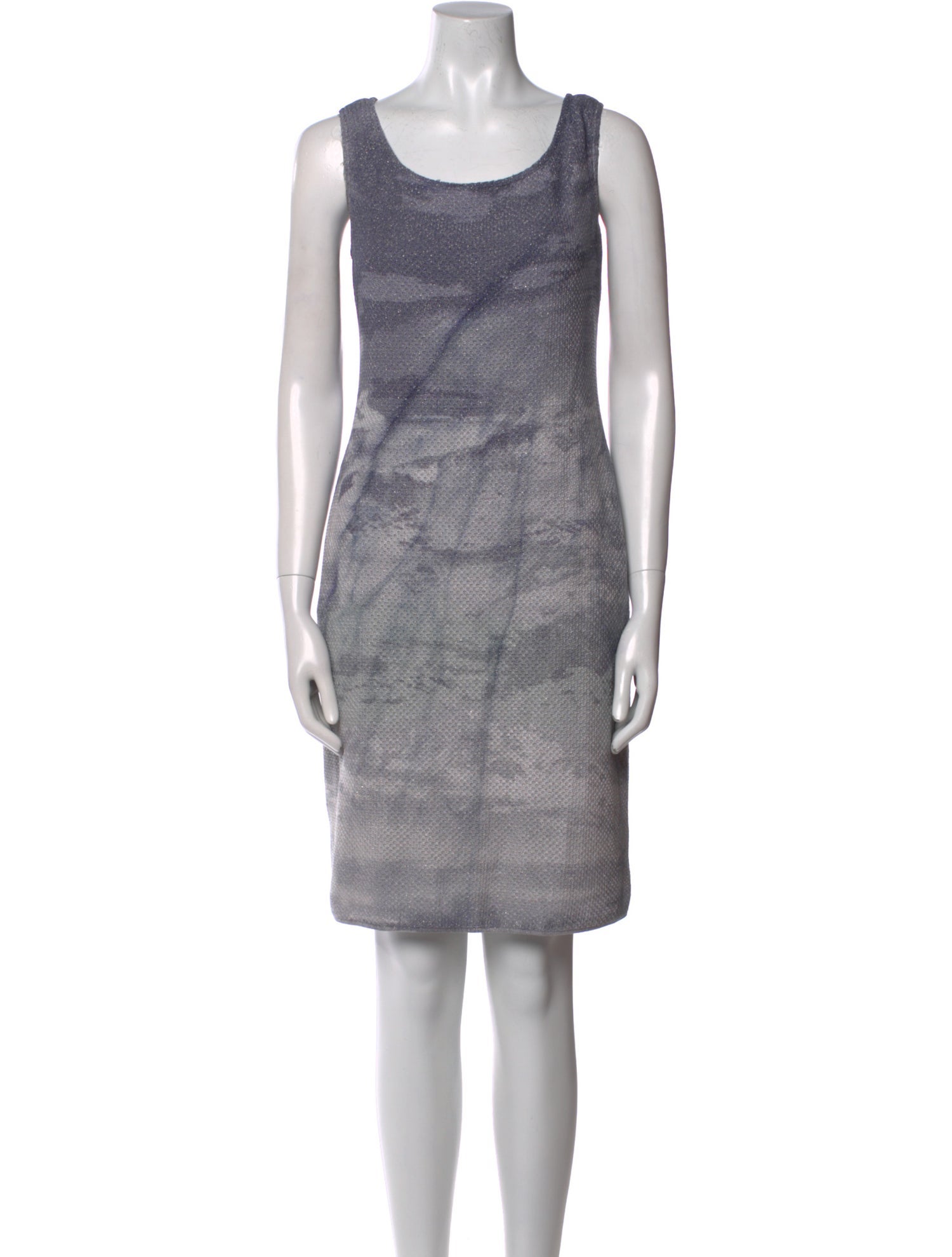 St. John Couture Printed Mini Dress