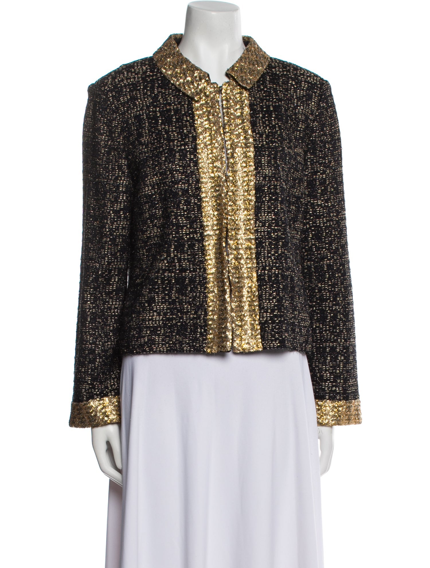 St. John Couture Tweed Pattern Evening Jacket