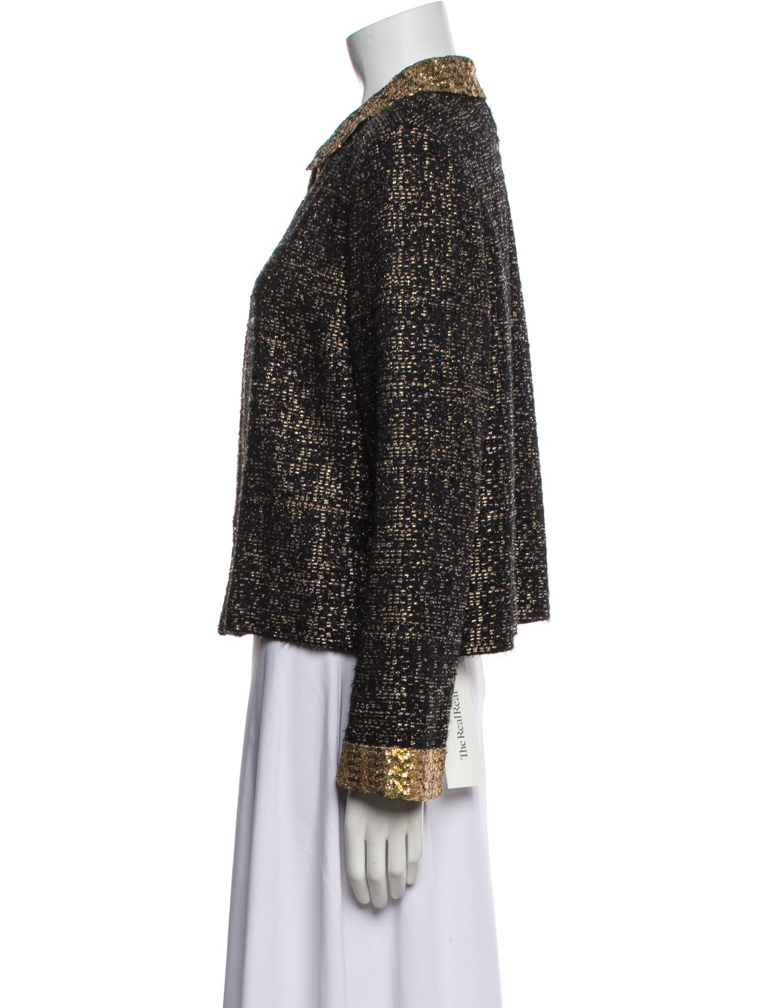 St. John Couture Tweed Pattern Evening Jacket