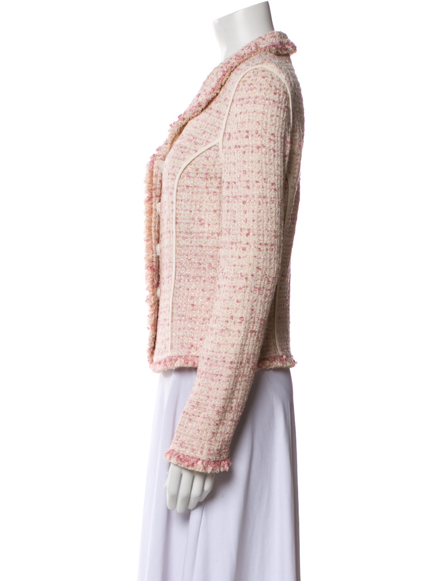 St. John Couture Tweed Pattern Evening Jacket