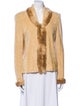 St. John Couture Faux Fur Jacket