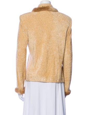 St. John Couture Faux Fur Jacket