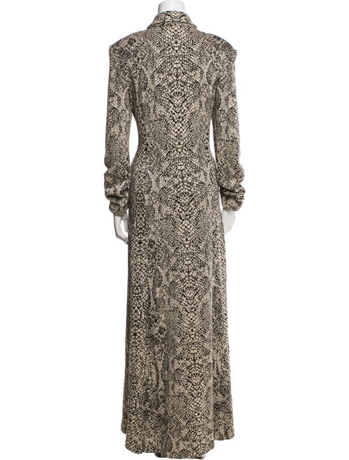 St. John Couture Printed Trench Coat