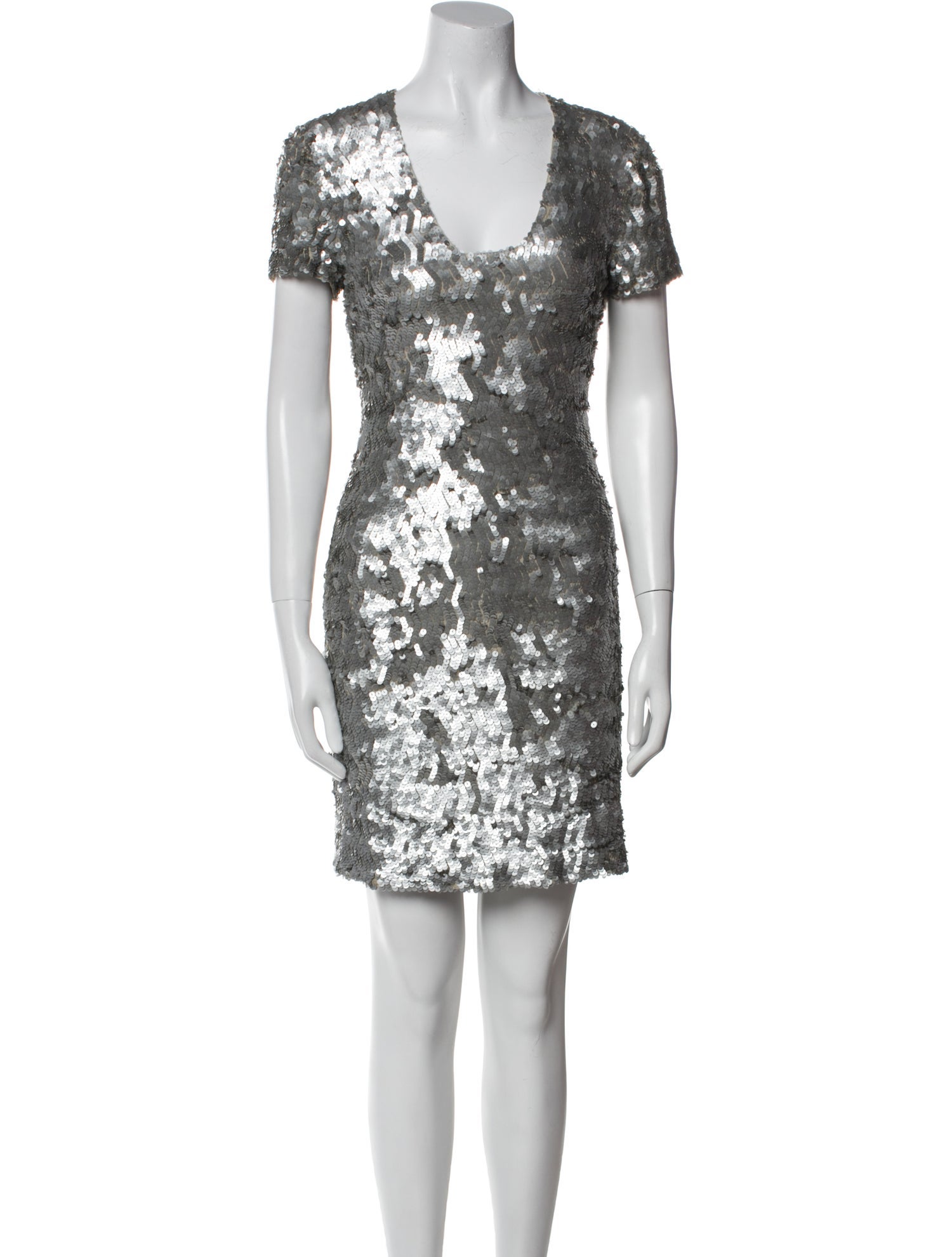 St. John Couture Silk Mini Dress