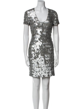 St. John Couture Silk Mini Dress