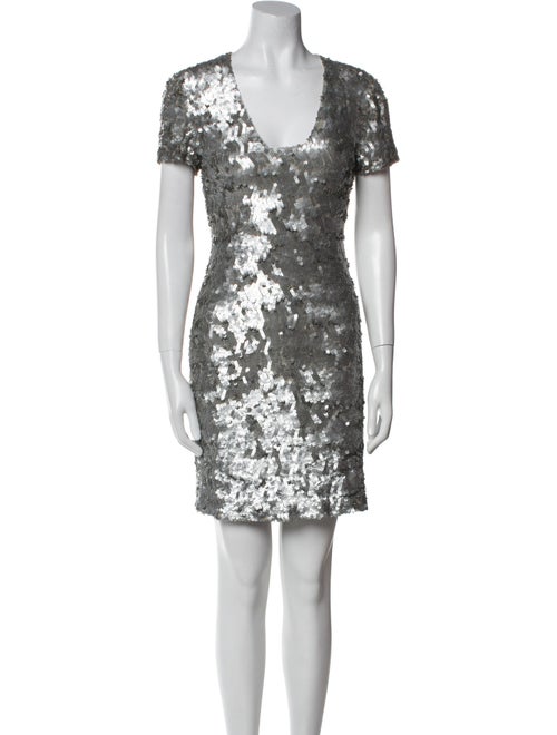 St. John Couture Silk Mini Dress