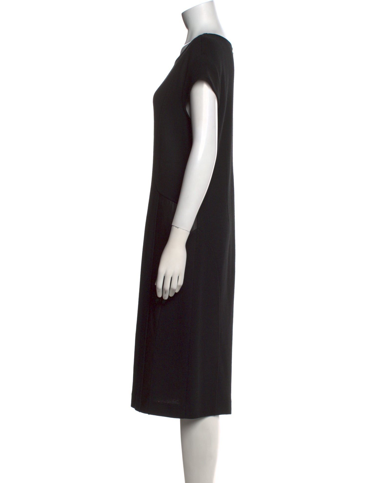 St. John Wool Midi Length Dress