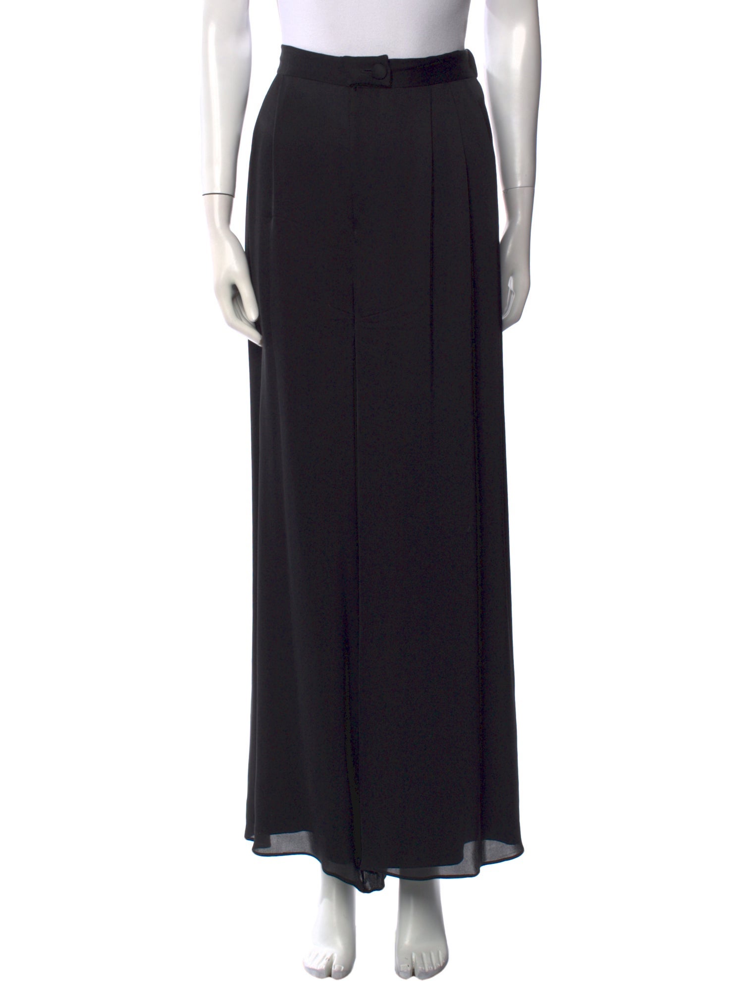 St. John Couture Silk Wide Leg Pants
