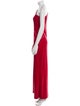 St. John Couture One-Shoulder Long Dress