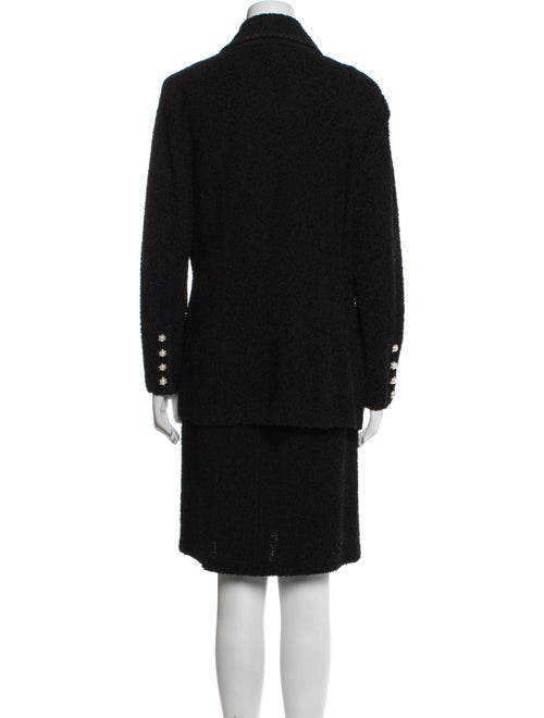 St. John Couture Embroidered Accent Dress Set