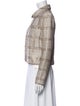 St. John Couture Plaid Print Jacket