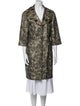 St. John Couture Printed Coat
