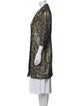 St. John Couture Printed Coat