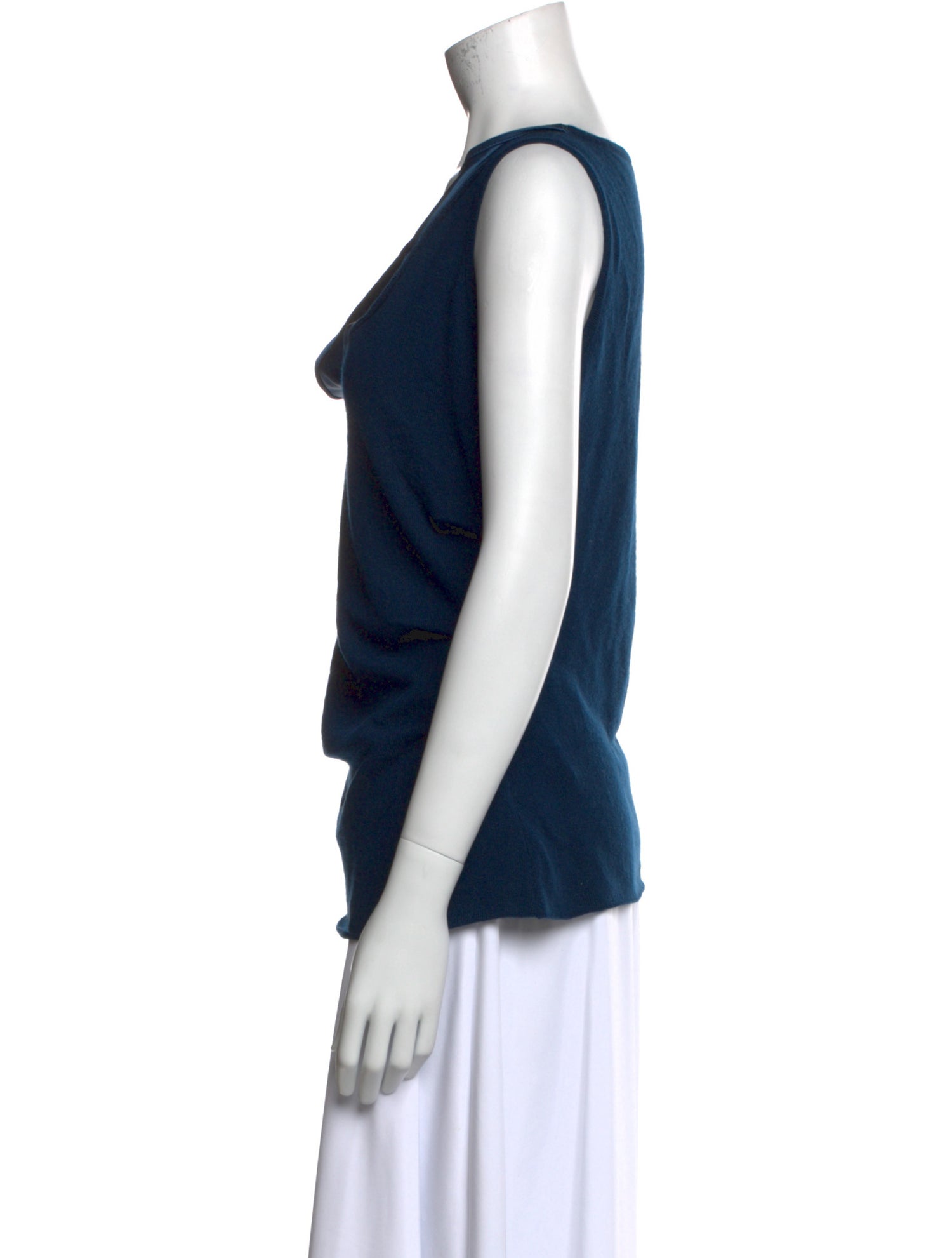 St. John Couture Cashmere Cowl Neck Sweater