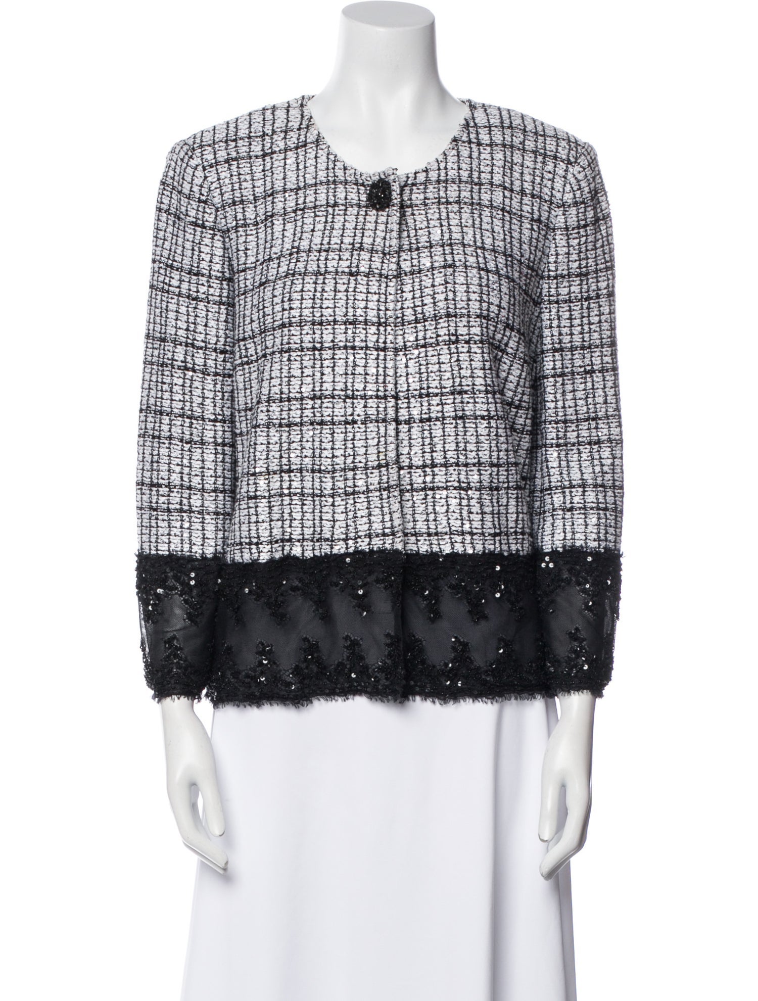 St. John Couture Printed Evening Jacket