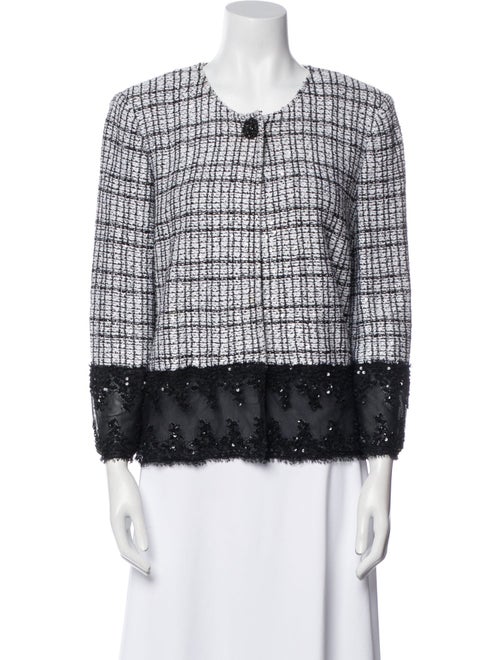 St. John Couture Printed Evening Jacket