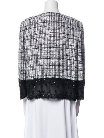 St. John Couture Printed Evening Jacket