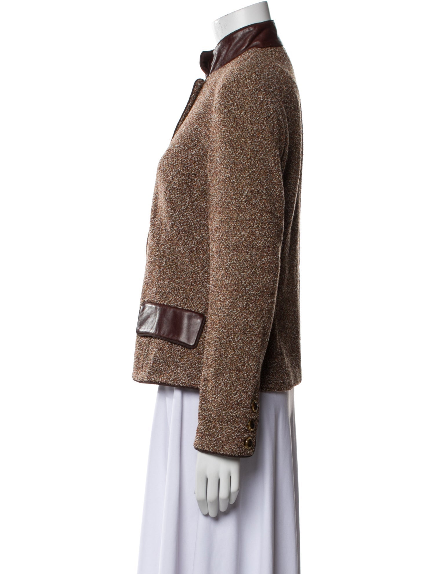 St. John Couture Tweed Pattern Evening Jacket