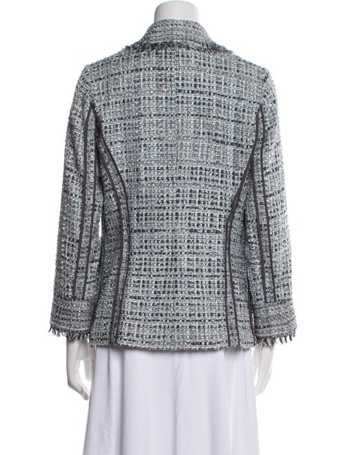 St. John Tweed Pattern Blazer