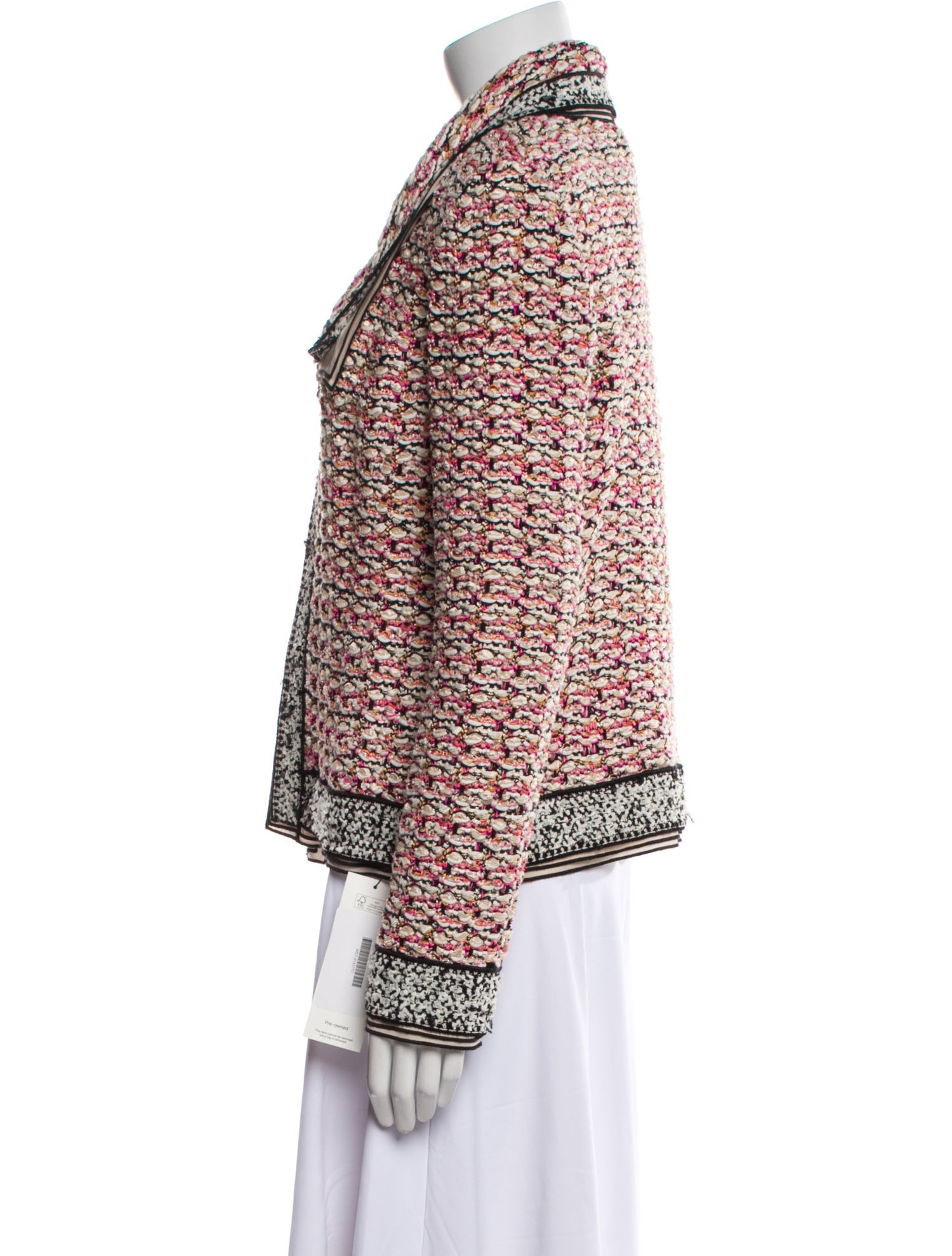 St. John Couture Tweed Pattern Evening Jacket