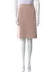St. John Couture Glitter Accents Knee-Length Skirt