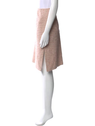 St. John Couture Glitter Accents Knee-Length Skirt