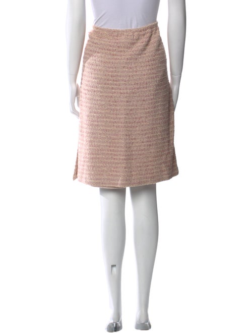 St. John Couture Glitter Accents Knee-Length Skirt