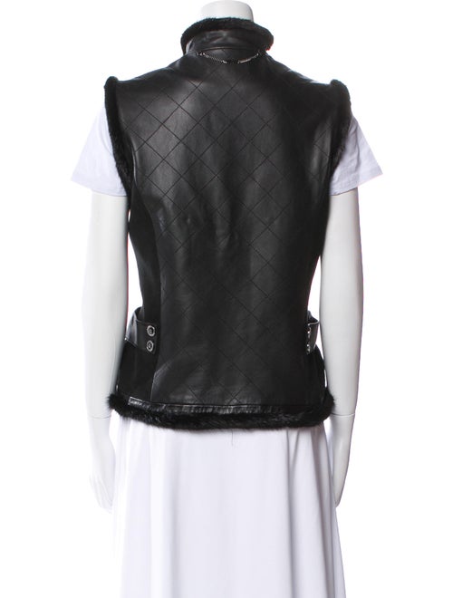 St. John Couture Leather Vest