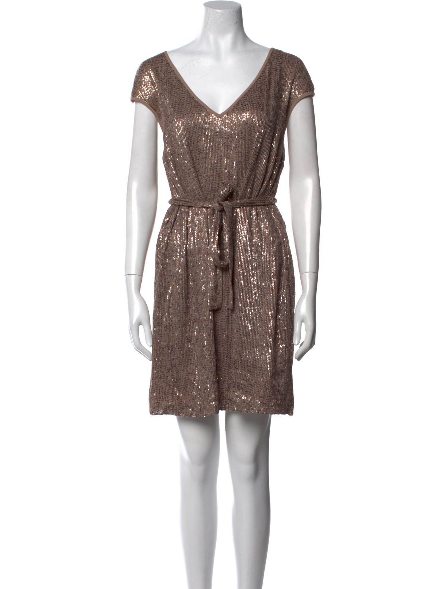 St. John Couture Silk Mini Dress w/ Tags
