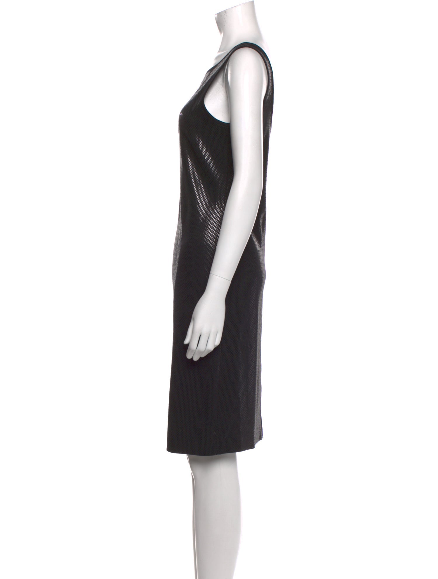 St. John Couture Wool Knee-Length Dress