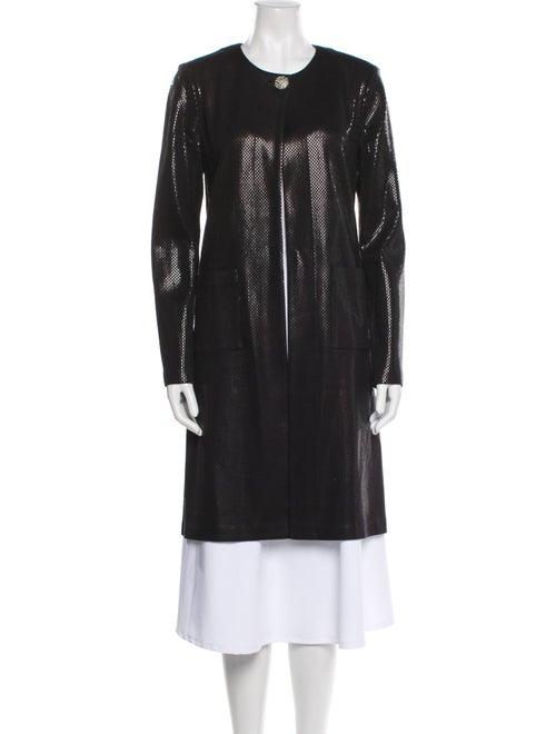 St. John Couture Printed Coat